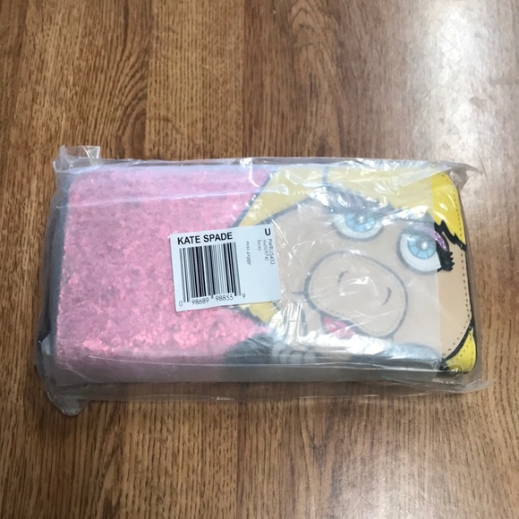 Kate Spade Miss Piggy Lacey Wallet - Picture 8 of 9